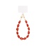 Goodies Telefoonkoord Acryl Kralen Brick Red
