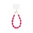 Goodies Telefoonkoord Acryl Kralen Rose-Red