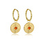 My Bendel Stralende Zon Oorringen met Carnelian Steen