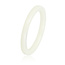 My Bendel Onbreekbare smalle witte keramieken ring - 2 mm