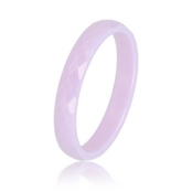 Keramieken ring - Facet geslepen - Lila - 3mm