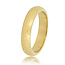 My Bendel Gouden stardust aanschuifring - 4 mm breed - Sprankelend design