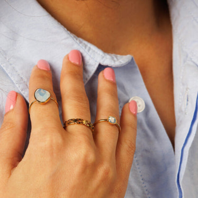 Gouden bloemenring - Tijdloos en elegant sieraad