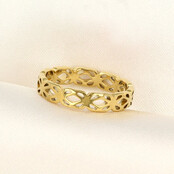 Gouden bloemenring - Tijdloos en elegant sieraad