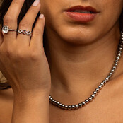 Brede gevlochten damesring - Elegant en stijlvol