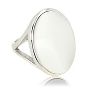 Statement ring - White Aventurine edelsteen