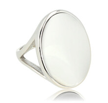 Statement ring - White Aventurine edelsteen