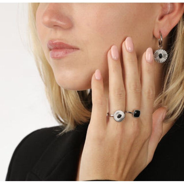 Zegelring - Onyx edelsteen - Chique en krachtig