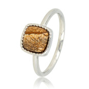 Zegelring - Picture Jasper edelsteen - Klassiek design