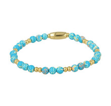 Gouden Armband met Imperial Jasper Edelsteen