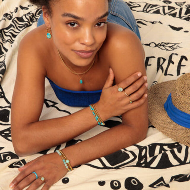 Gouden Armband met Imperial Jasper Edelsteen