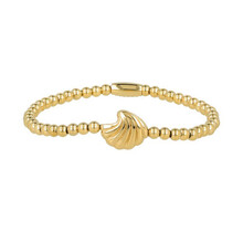 Gouden Armband met Schelp Bedel - Strandcharme