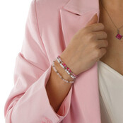 Rose Quartz Armband - Luxe stainless steel Design