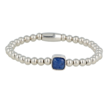 Elastische Armband met Blue Aventurine Edelsteen