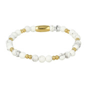 Gouden Howlite Armband - Luxe Kalmerende Sieraden