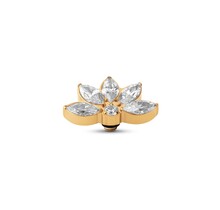 Twisted Vintage CZ Steentje Crystal Goud