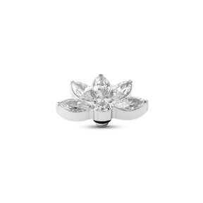 Twisted Vintage CZ Steentje Crystal Zilver