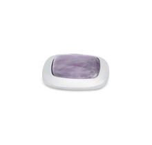 Kosmic Gem Square Steen Amethyst 28mm Zilver