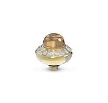 Twisted Allure Steentje Champagne Goud