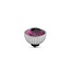 Melano Twisted Twisted Ridged Steentje Amethyst Ignite Zilver