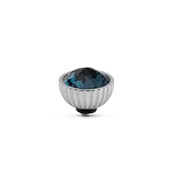 Twisted Ridged Steentje Montana Zilver