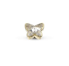 Twisted Butterfly Steentje Crystal Goud