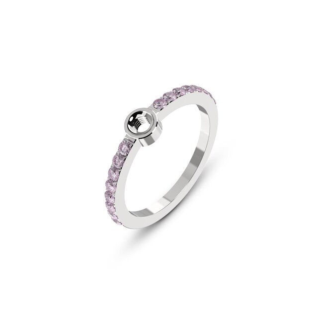 Twisted Tula Ring Pink Twisted Tula Ring Pink