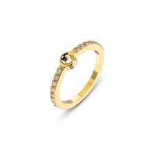 Twisted Tula Ring Champagne