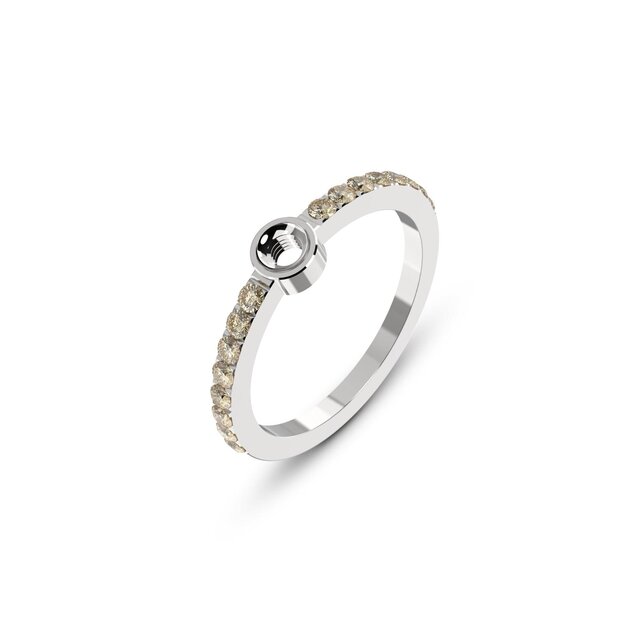 Twisted Tula Ring Champagne Twisted Tula Ring Champagne