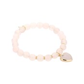 Heart Beaded Armband Roze 55543Mix01