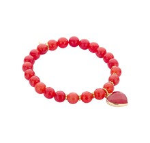Heart Beaded Armband Rood 55543Mix03