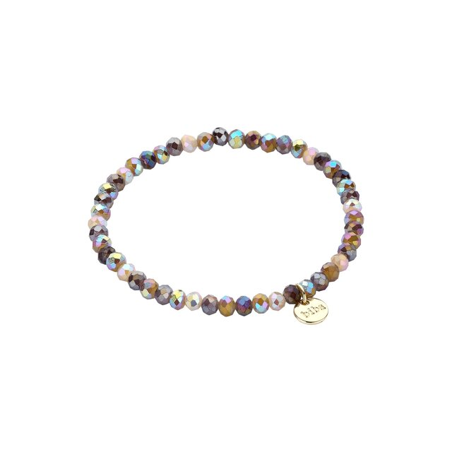 Basic Crystal Armband Bruin