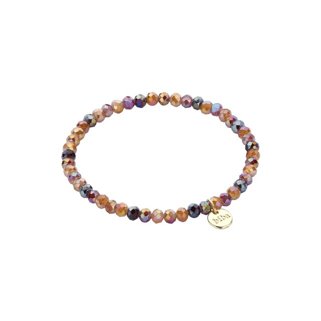 Basic Crystal Armband Bruin