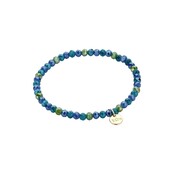 Basic Crystal Armband Blauw