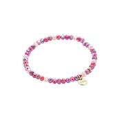 Basic Crystal Armband Roze