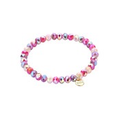 Basic Crystal Armband Roze