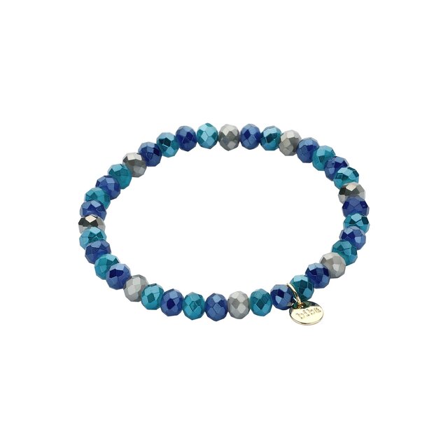 Basic Crystal Armband Blauw