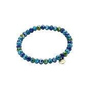 Basic Crystal Armband Blauw