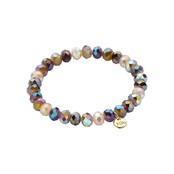 Basic Crystal Armband Bruin
