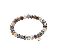 Basic Crystal Armband Bruin