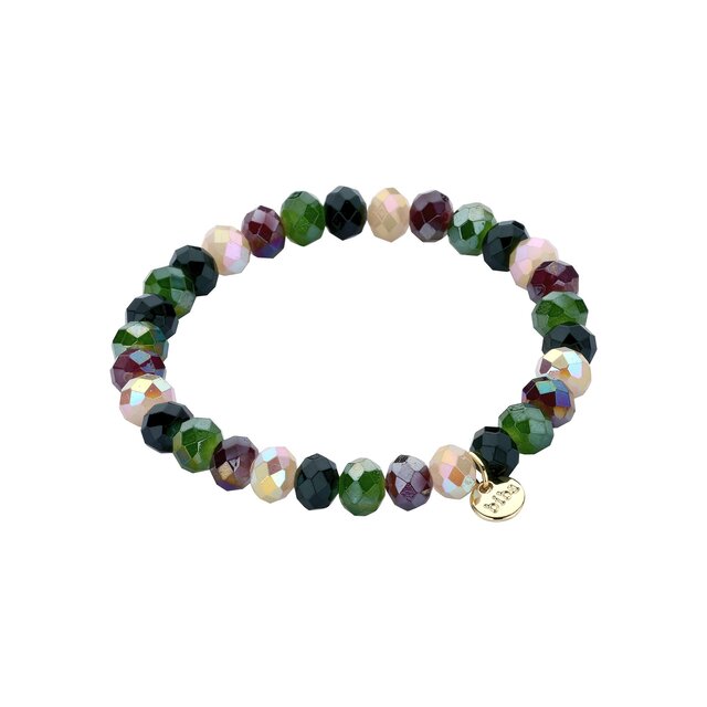 Basic Crystal Armband Groen