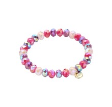 Basic Crystal Armband Roze