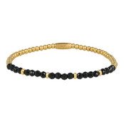 Onyx power armband – Edelsteen & stainless steel