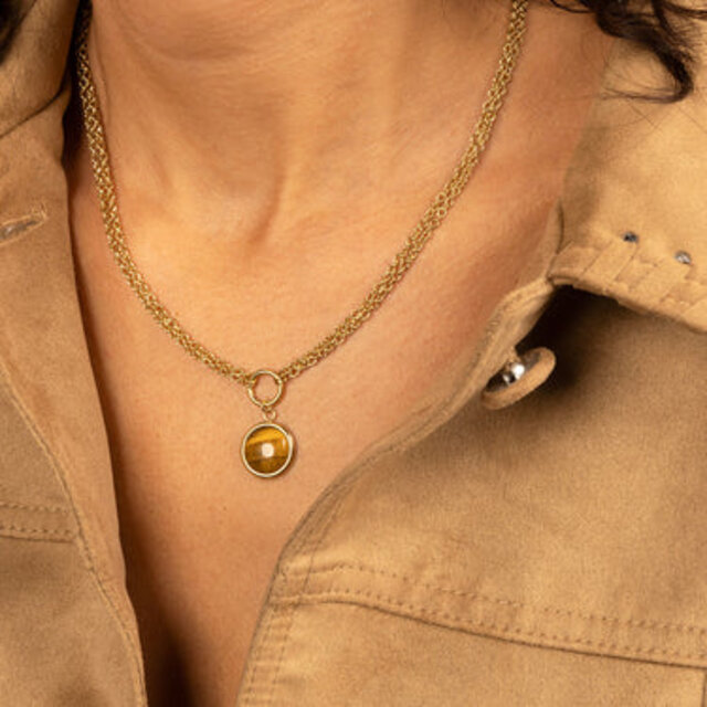 Tiger Eye ketting voor zelfvertrouwen - My Bendel