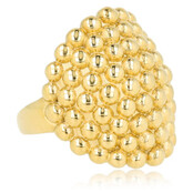 Statement Ring Goud – Bolletjes Design 15 mm