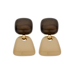 Bold Brown Oorbellen 83911Mix01