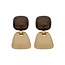Biba Bold Brown Oorbellen 83911Mix01
