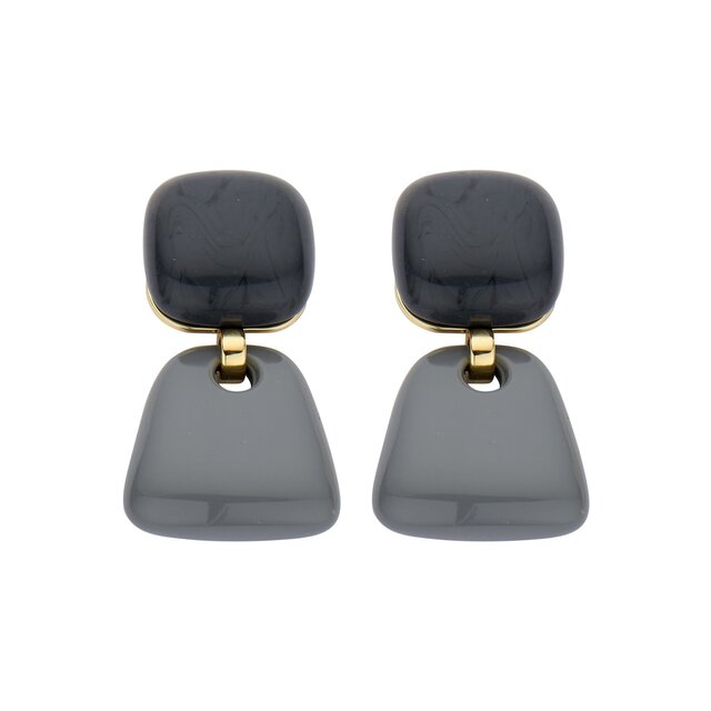 Bold Grey Oorbellen 83911Mix04 Bold Grey Oorbellen 83911Mix04