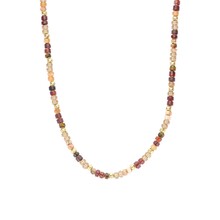 Fall Kralenketting Bruintinten 61681Mix04
