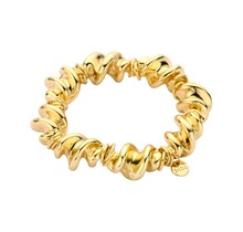 Twisted Chunky Armband Gold 55559